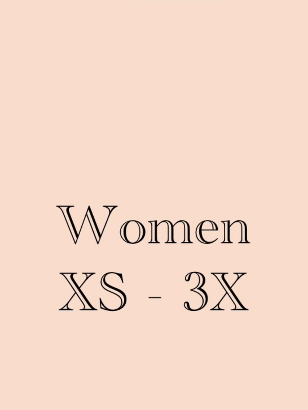 Womens Sizes XS-3X